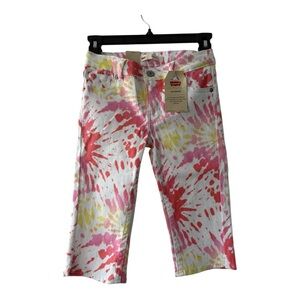 Levi's Tie-Dye Capri Jeans